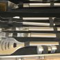 New 22 PC BBQ Barbecue Tools Grilling Set, Aluminum Case, Skewers, Knifes, Forks