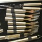 New 22 PC BBQ Barbecue Tools Grilling Set, Aluminum Case, Skewers, Knifes, Forks