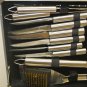 New 22 PC BBQ Barbecue Tools Grilling Set, Aluminum Case, Skewers, Knifes, Forks