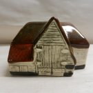 Vtg Around The Corner Suffolk Cottages Porcelain Barn, K25, England