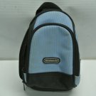 Nintendo Gameboy GBA DS 3DS Light Blue Canvas Zip Carry Shoulder Bag