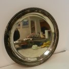 Vintage IS International Silver Plate Round 12 1/4" Serving Tray