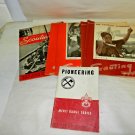 Vtg Lot 6 BSA Boy Scouts Of America Magazines, 3 Scouting, 1 Pioneering 1940-50s
