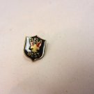 Vintage Boy Scouts of America BSA Best Gold Tone Black & Red Enameled Pin