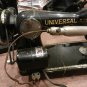 Vintage UNIVERSAL SEWING MACHINE Black Cast Iron Electric w/Light, Foot Pedal