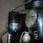 Vintage UNIVERSAL SEWING MACHINE Black Cast Iron Electric w/Light, Foot Pedal