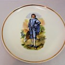 Vtg W.S. George Porcelain Thomas Gainsborough Blue Boy Gold Trimmed 10" Plate