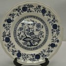 Vtg. Coventry Blue Kensington Staffordshire Ironstone Blue 10 1/8" Dinner Plate