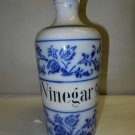 Vintage Delft Pottery Blue Vinegar 7 3/4" Pitcher Cruet