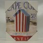 New Cape Cod Cabana Co. Rentals Color Canvas Art Print, 14" x 11", Artbeats Inc.