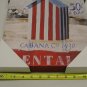 New Cape Cod Cabana Co. Rentals Color Canvas Art Print, 14" x 11", Artbeats Inc.