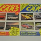 Lot 2 Vintage 1989 Muscle & Sport Cars 32 Trading Card Magazines, Complete