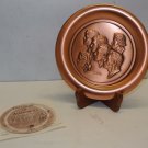 Vtg 1978 NORMAN ROCKWELL'S The Peace Corps Copper Collector Plate #1063 COA, Box