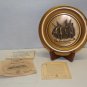 1978 Frederic Remingtons Coming Through The Rye Copper Collectors Plate Box COA
