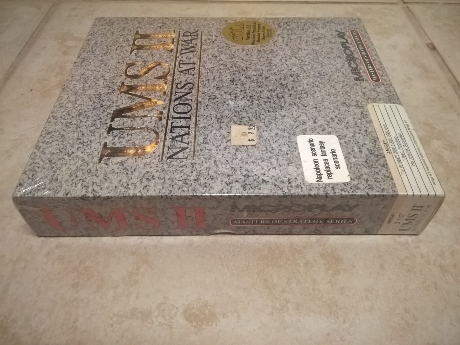 UMS II: Nations at War For Commodore Amiga, NEW FACTORY SEALED, MicroPlay
