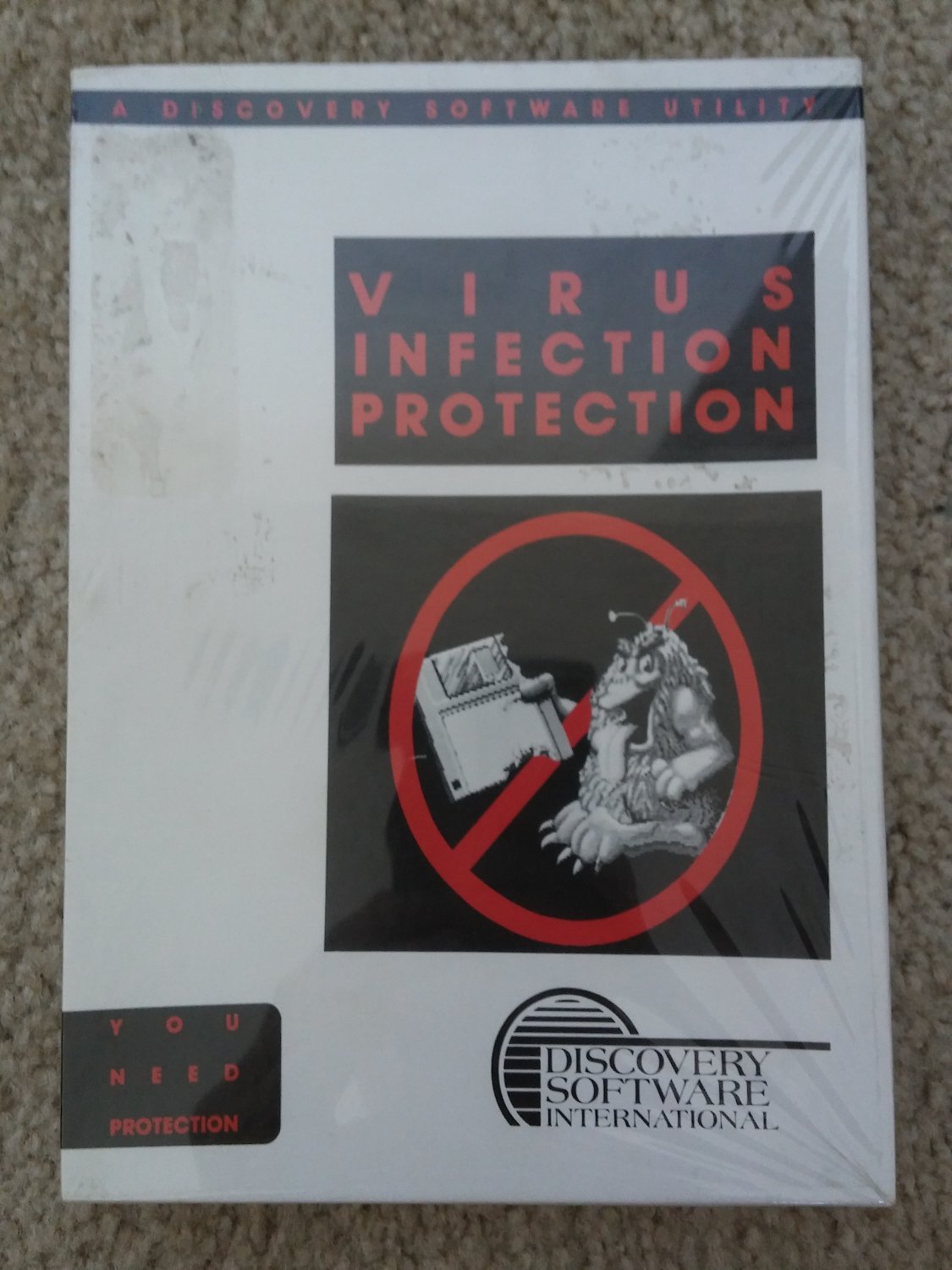 Virus Infection Protection For Commodore Amiga, NEW FACTORY SEALED, Discovery Software