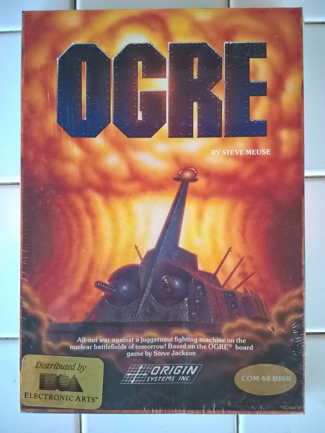OGRE For Commodore 64 128, NEW FACTORY SEALED, Origin