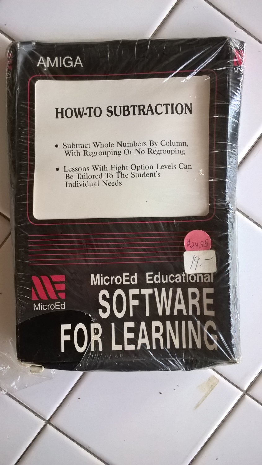MicroED: How-To Subtraction For Commodore Amiga, NEW FACTORY SEALED
