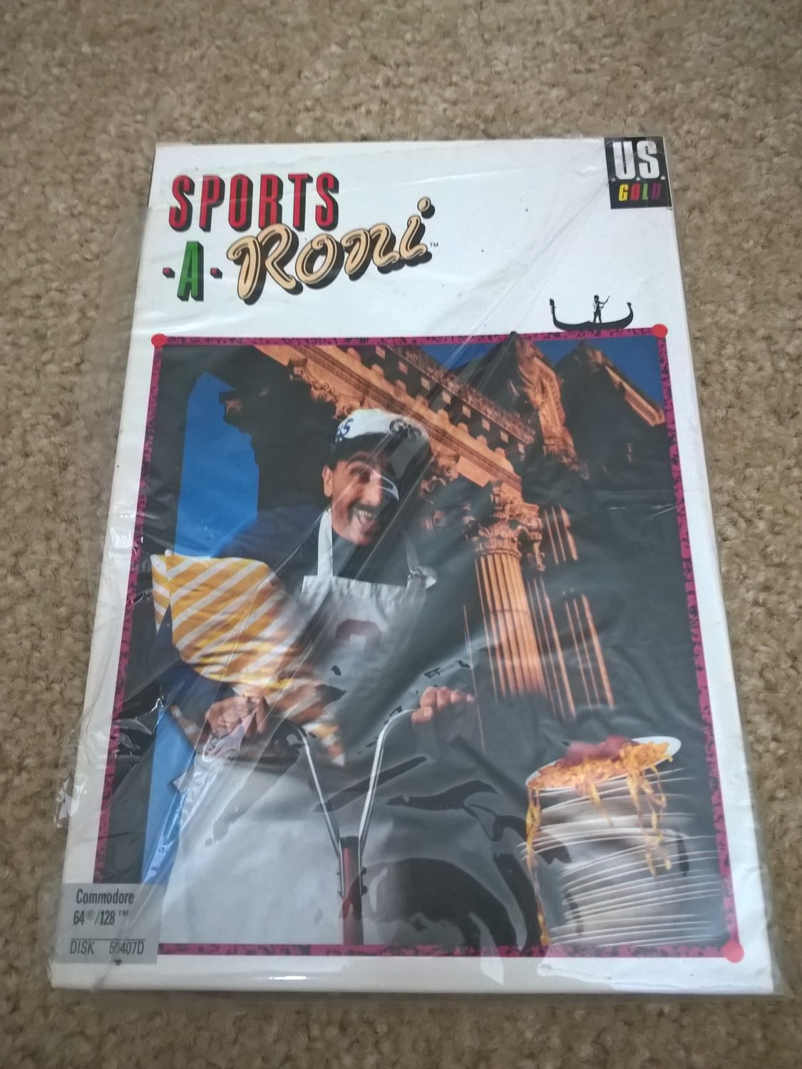 Sports-A-Roni For Commodore 64/128, NEW FACTORY SEALED, US GOLD