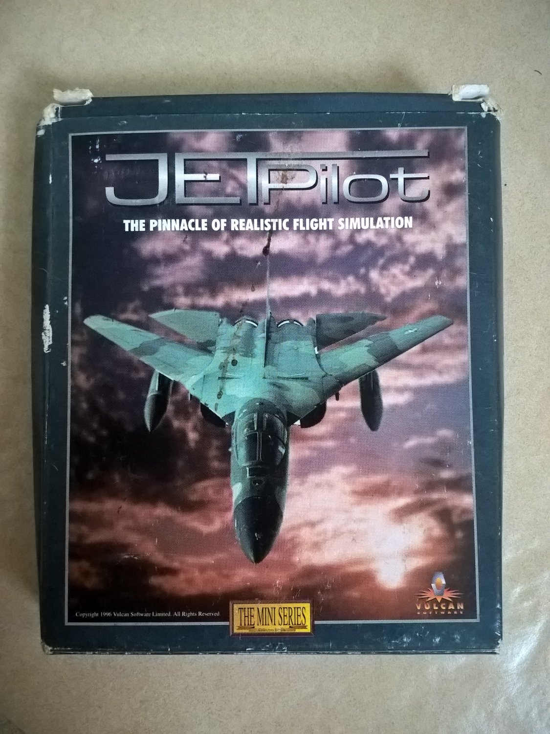 Jet Pilot For Commodore Amiga, NEW OPEN BOX, Vulcan JetPilot