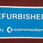 Genuine 'REFURBISHED By Commodore' Label / Sticker, BRAND NEW, C= & Amiga