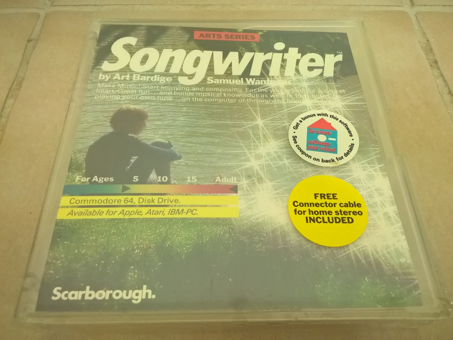 Songwriter For Commodore 64/128 (W/ Audio Cable), NEW FACTORY SEALED, Scarborough