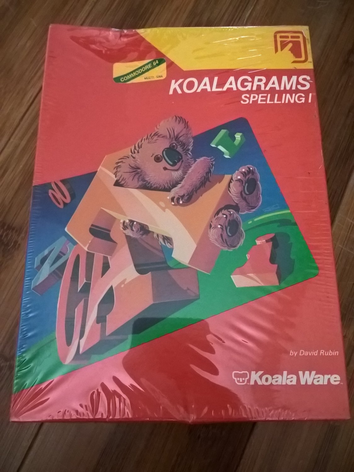 KoalaGrams Spelling 1 For Commodore 64/128, NEW FACTORY SEALED, KoalaWare KoalaPad