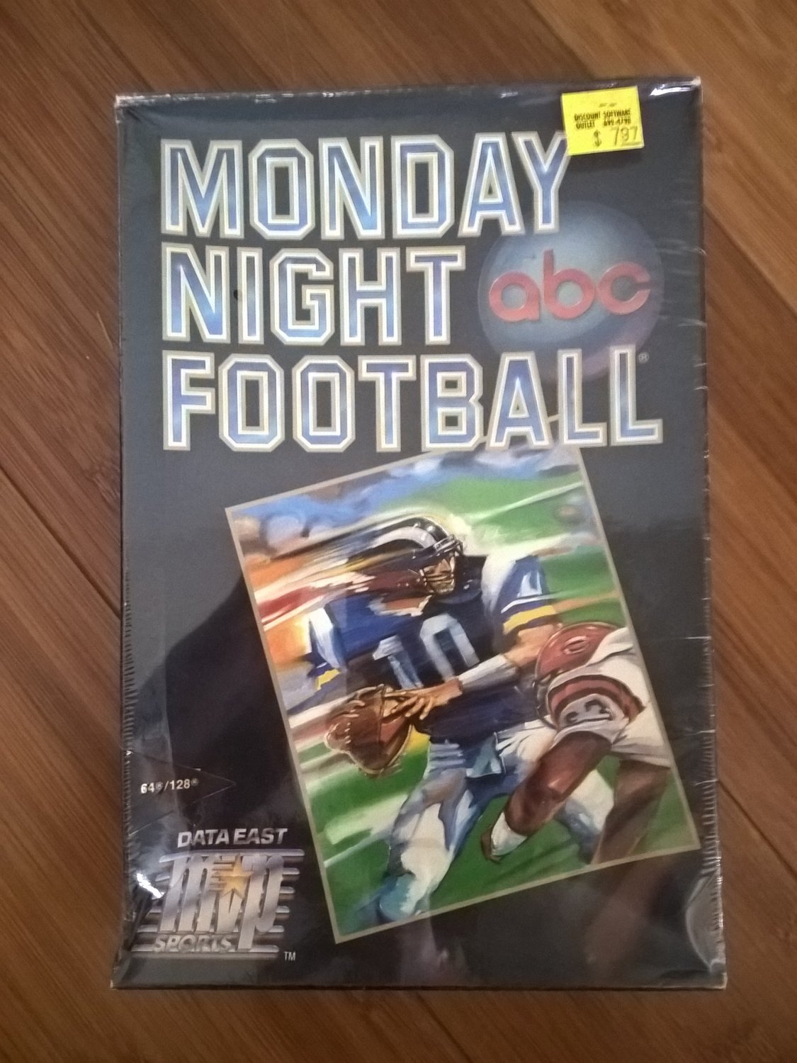 ABC Monday Night Football For Commodore 64 128, NEW FACTORY SEALED, Data East