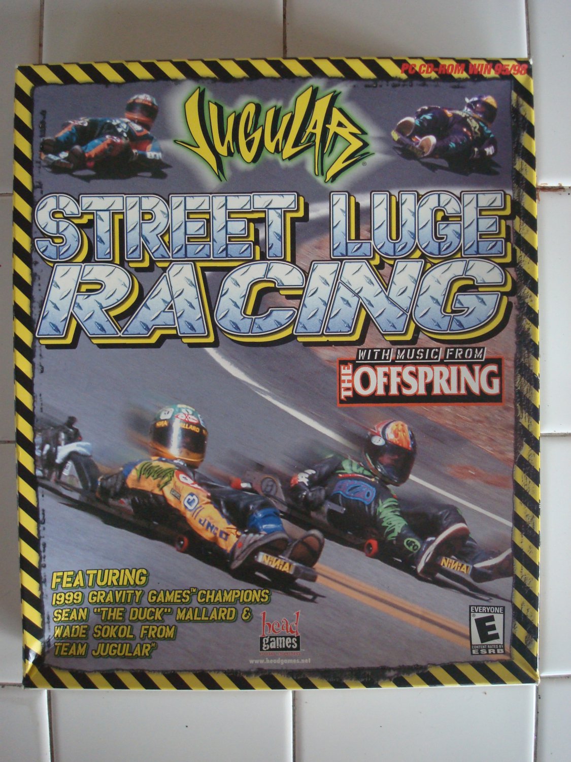 Street Luge Racing For Windows 95/98, FACTORY SEALED, Music By The Offspring