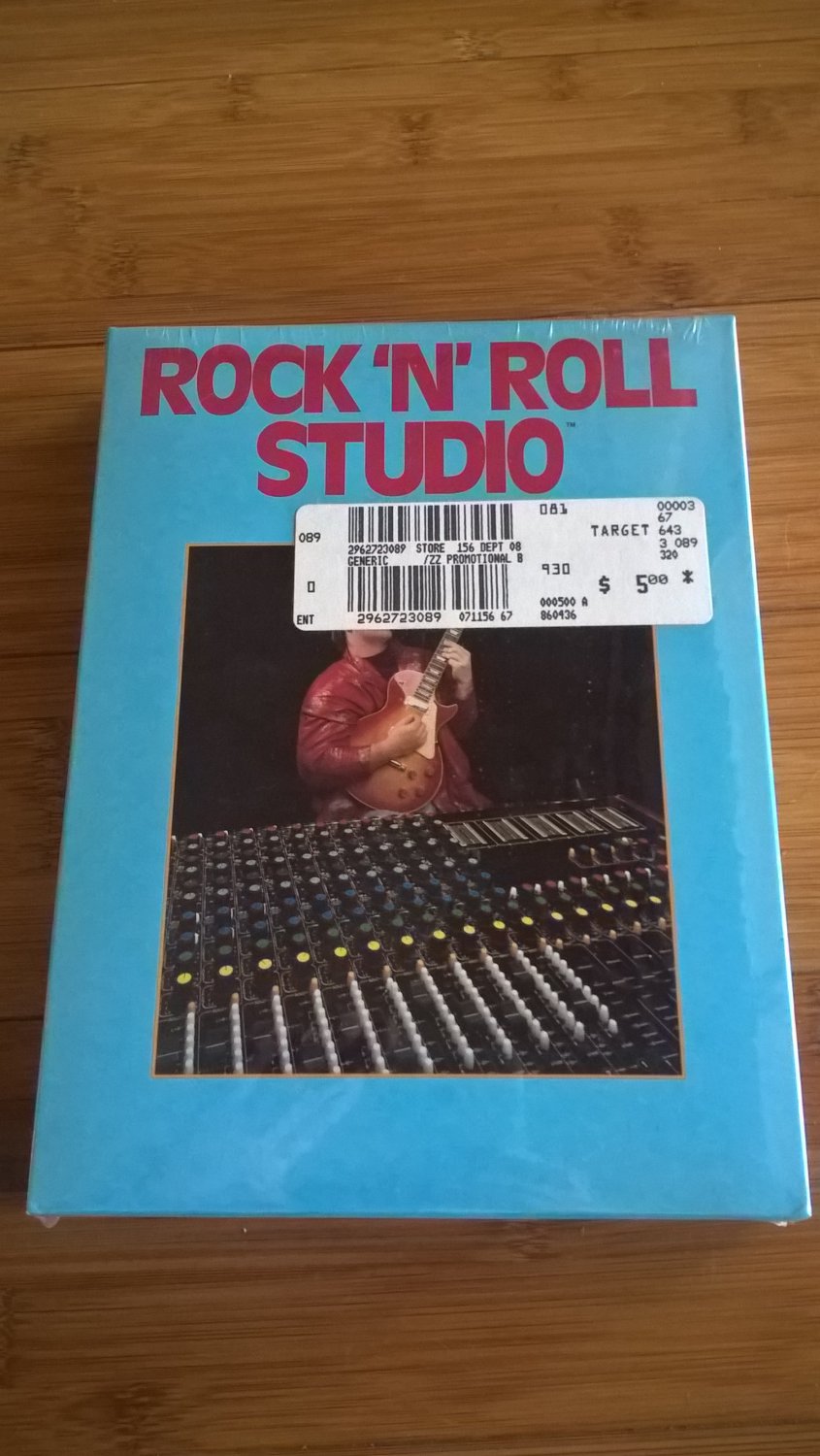 Rock 'N' Roll Studio For Commodore 64/128, NEW FACTORY SEALED, Spinnaker