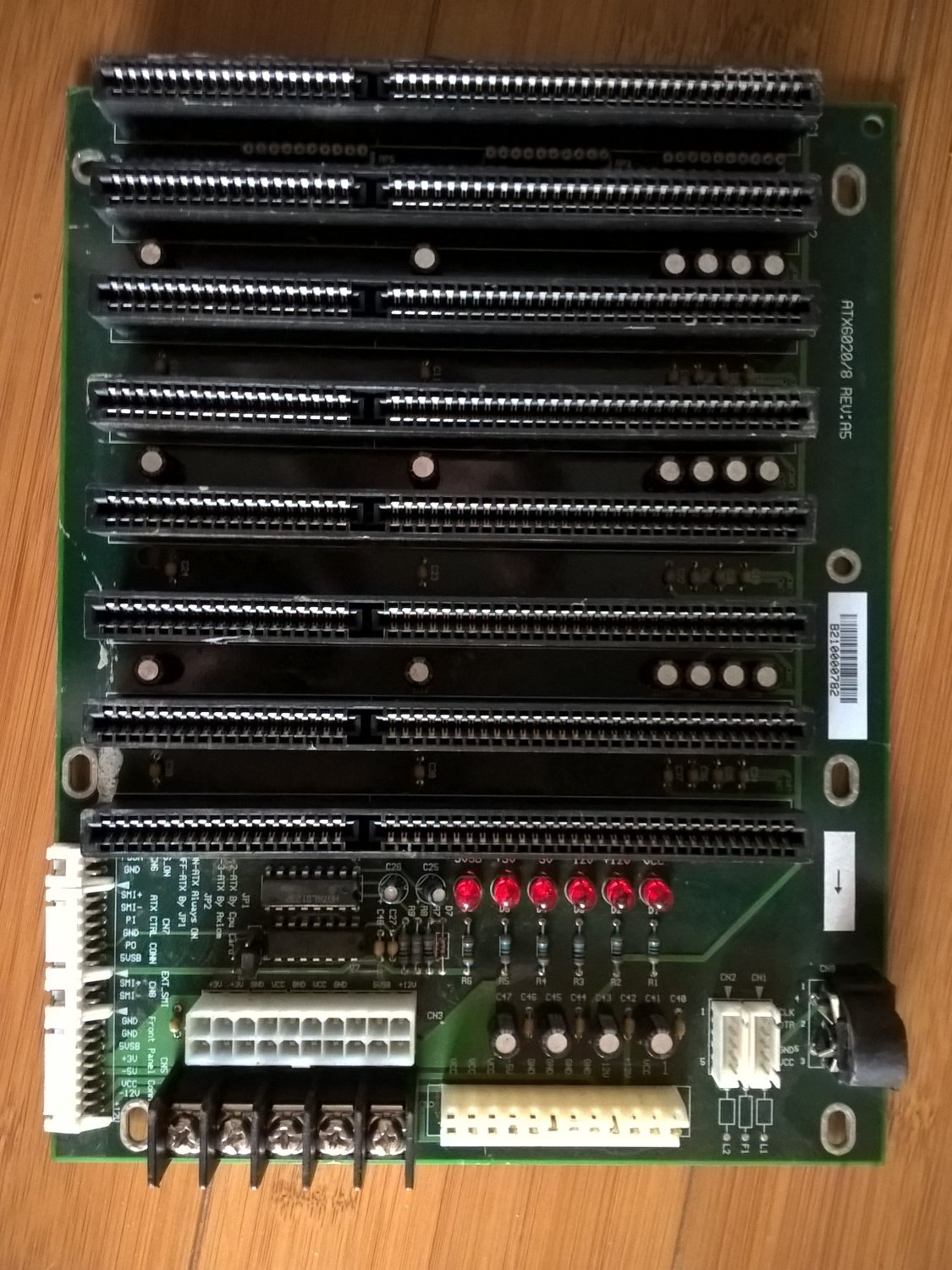 Slot Bit Isa Backplane Atx At Direct Wire Tested Good