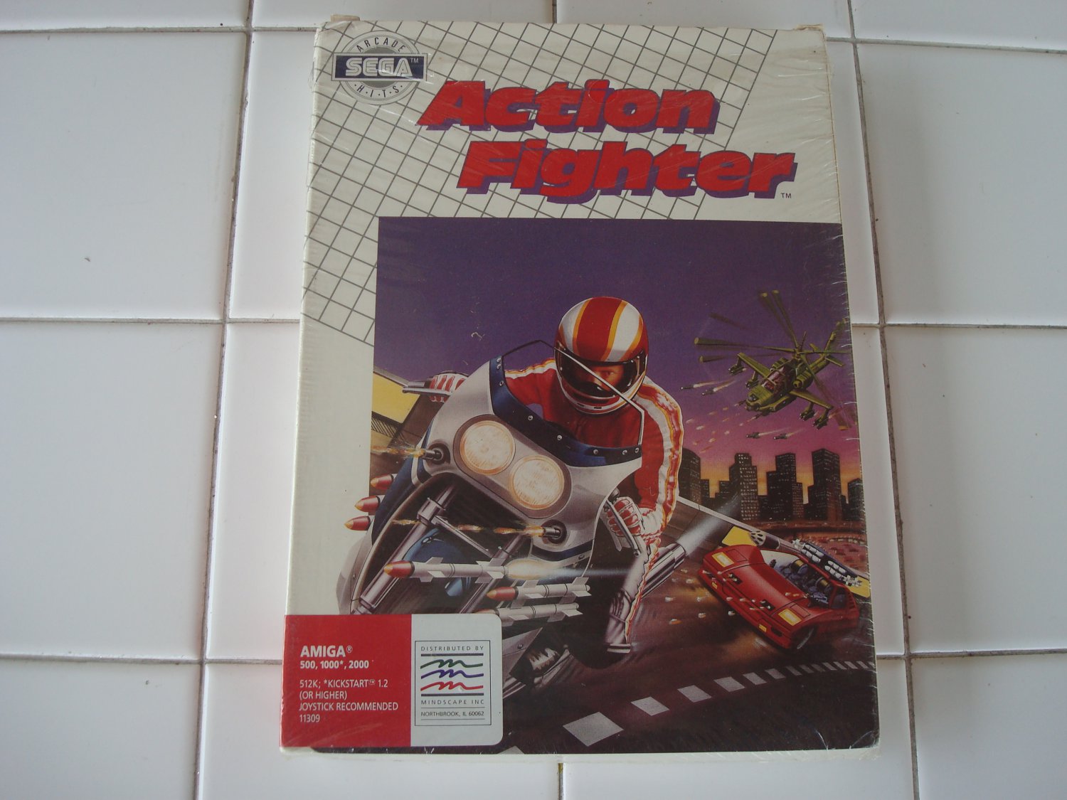 Action Fighter For Commodore Amiga, NEW FACTORY SEALED, SEGA