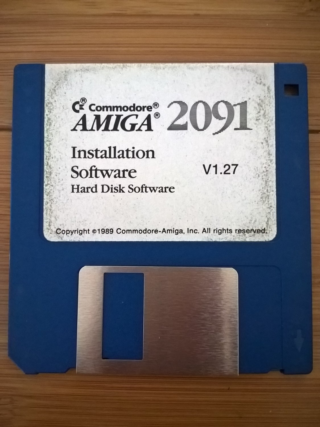 Amiga 2091 Installation Disk V1.27, BRAND NEW, Commodore A2091 SCSI Setup Floppy 317806-03