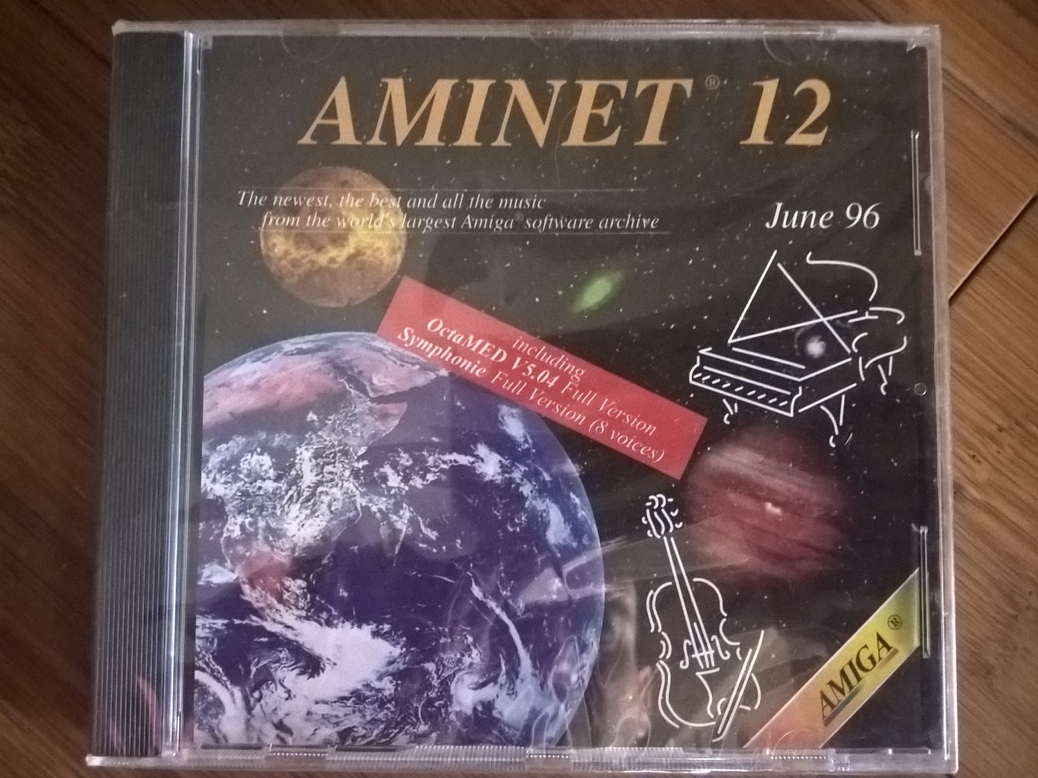 AmiNet 12 June 1996, NEW FACTORY SEALED, Commodore Amiga CD-ROM