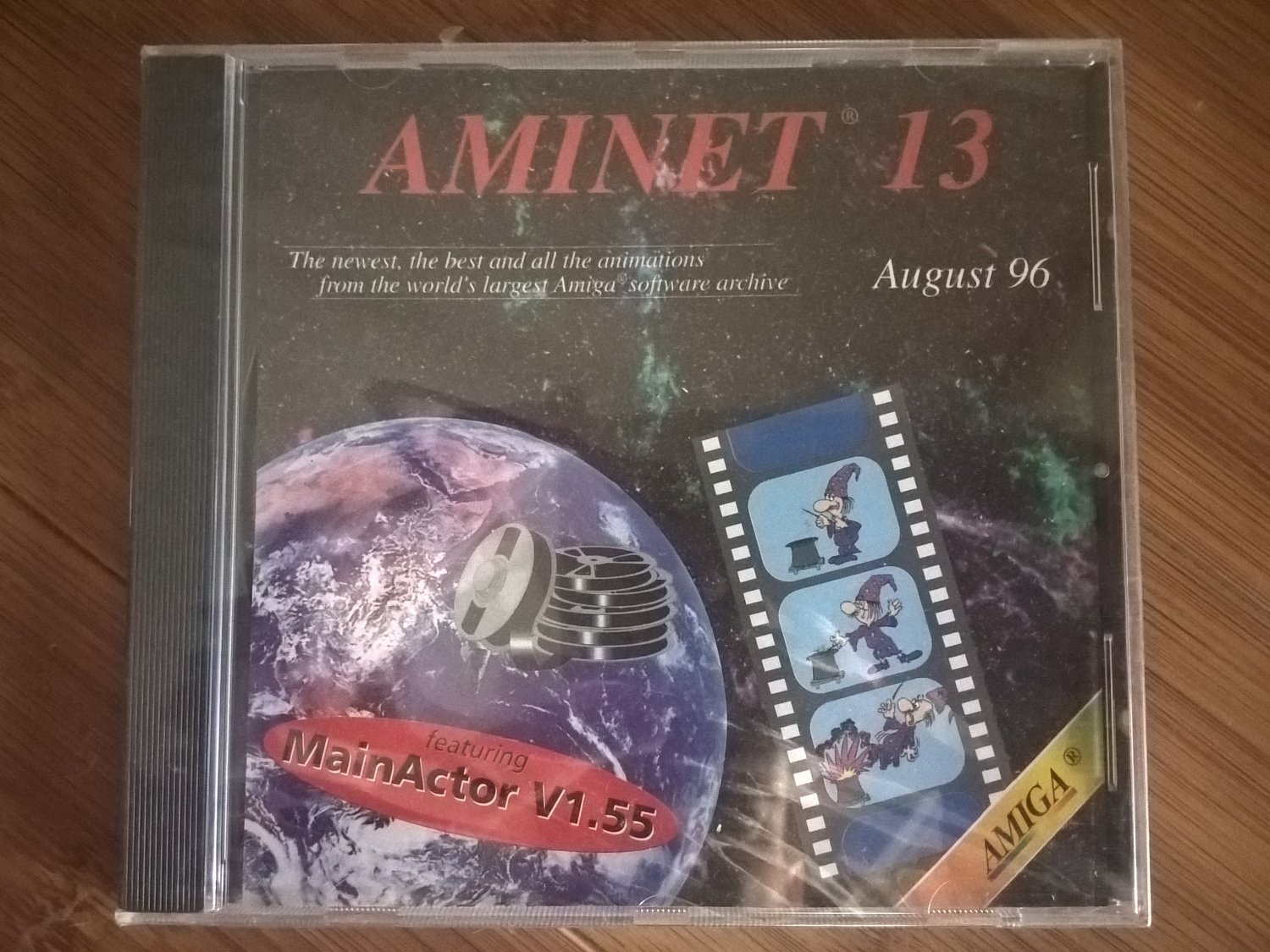 AmiNet 13 August 1996, NEW FACTORY SEALED, Commodore Amiga CD-ROM