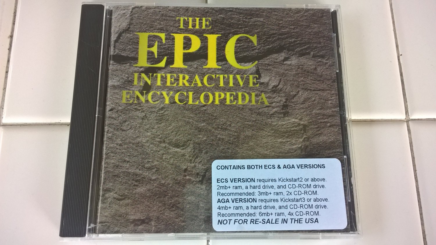 The EPIC Interactive Encyclopedia CD-ROM For Commodore Amiga ECS & AGA, BRAND NEW