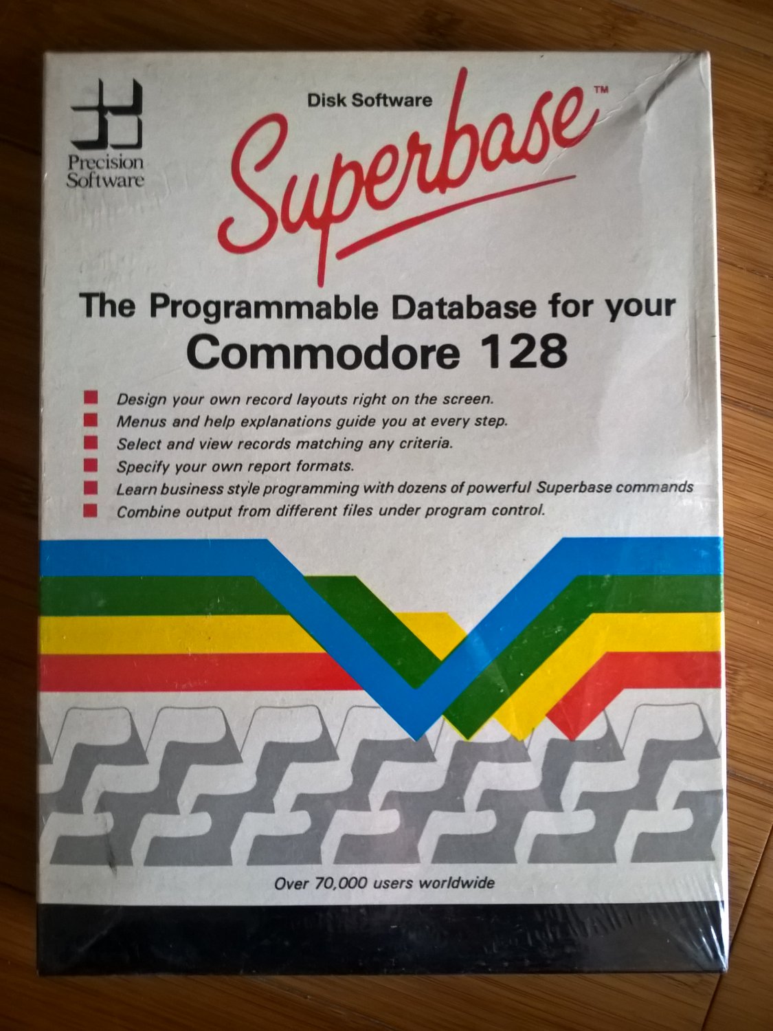 Superbase For Commodore 128, NEW FACTORY SEALED, Native C128 80-column B-Stock