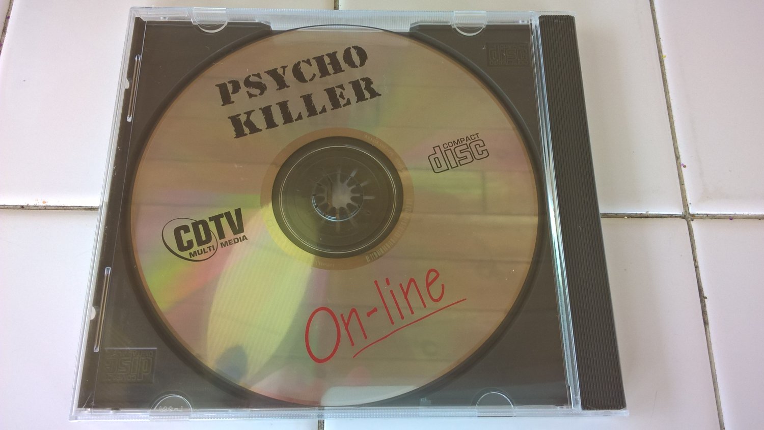 Psycho Killer For CDTV, NEW FACTORY SEALED, By On-line, Commodore Amiga