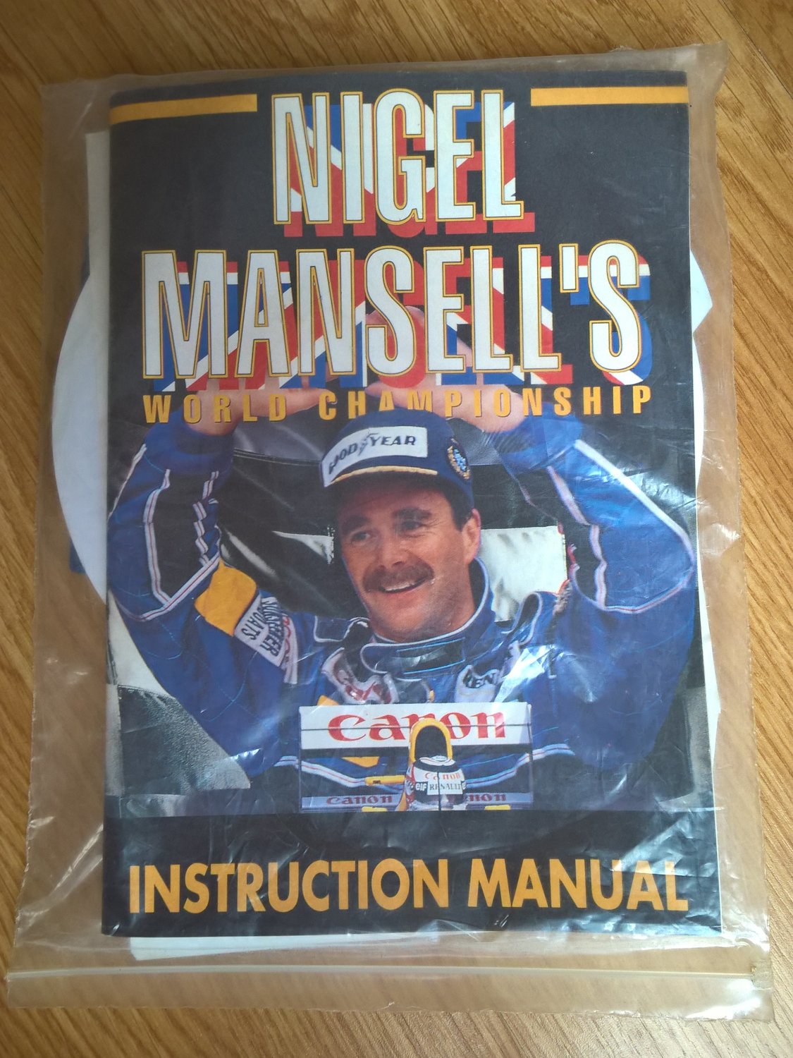Nigel Mansell's World Championship For Commodore Amiga, SEALED OEM PACK, Gremlin