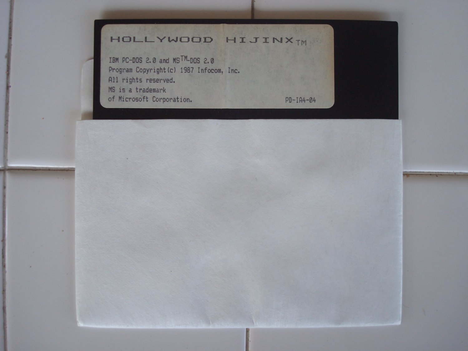 Hollywood Hijinx For IBM PC & Compatibles, DOS 5.25&acirc;�� Floppy, InfoCom