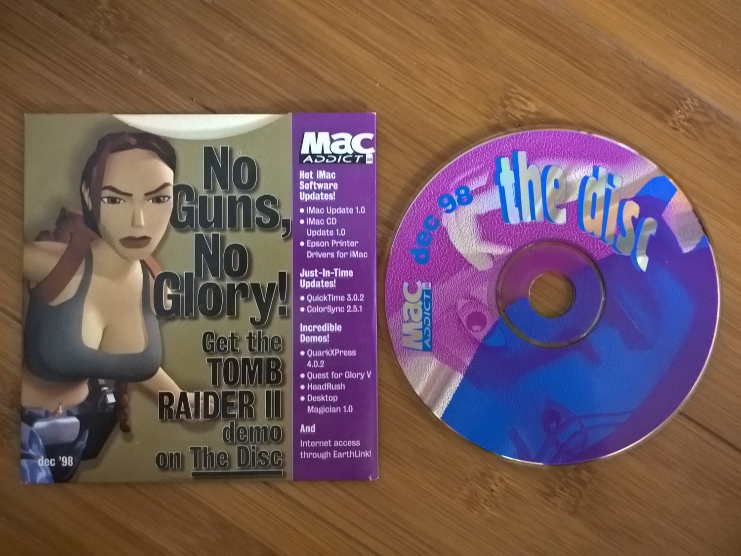Mac Addict CD #28 68K And PPC, IN ORIGINAL FOLDER, Dec 1998, Apple Macintosh