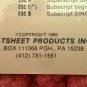 PaperClip Keyboard Overlay / Cheatsheet For Commodore 128, BRAND NEW, Leroy&acirc;��s