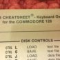 PaperClip Keyboard Overlay / Cheatsheet For Commodore 128, BRAND NEW, Leroy&acirc;��s