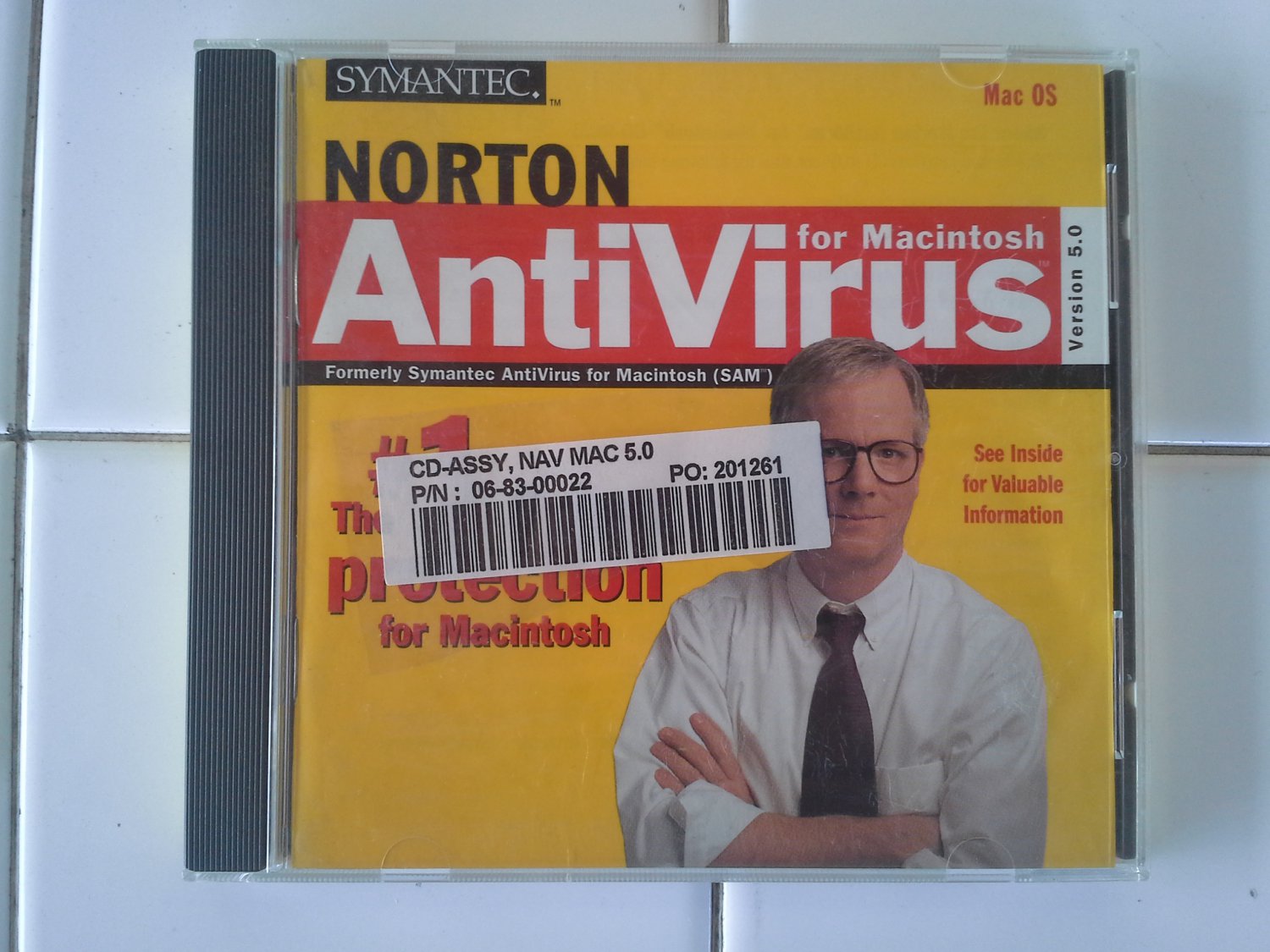 Norton AntiVirus 5.0 For Mac, Symantec CD-ROM Macintosh MacOS 1998