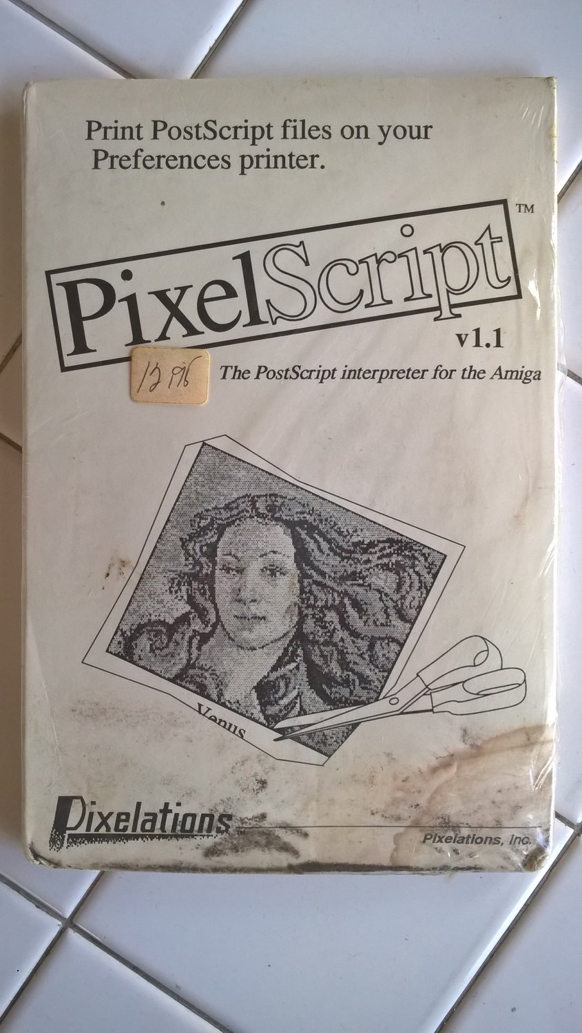 PixelScript V1.1 For Commodore Amiga, NEW FACTORY SEALED, PostScript ...