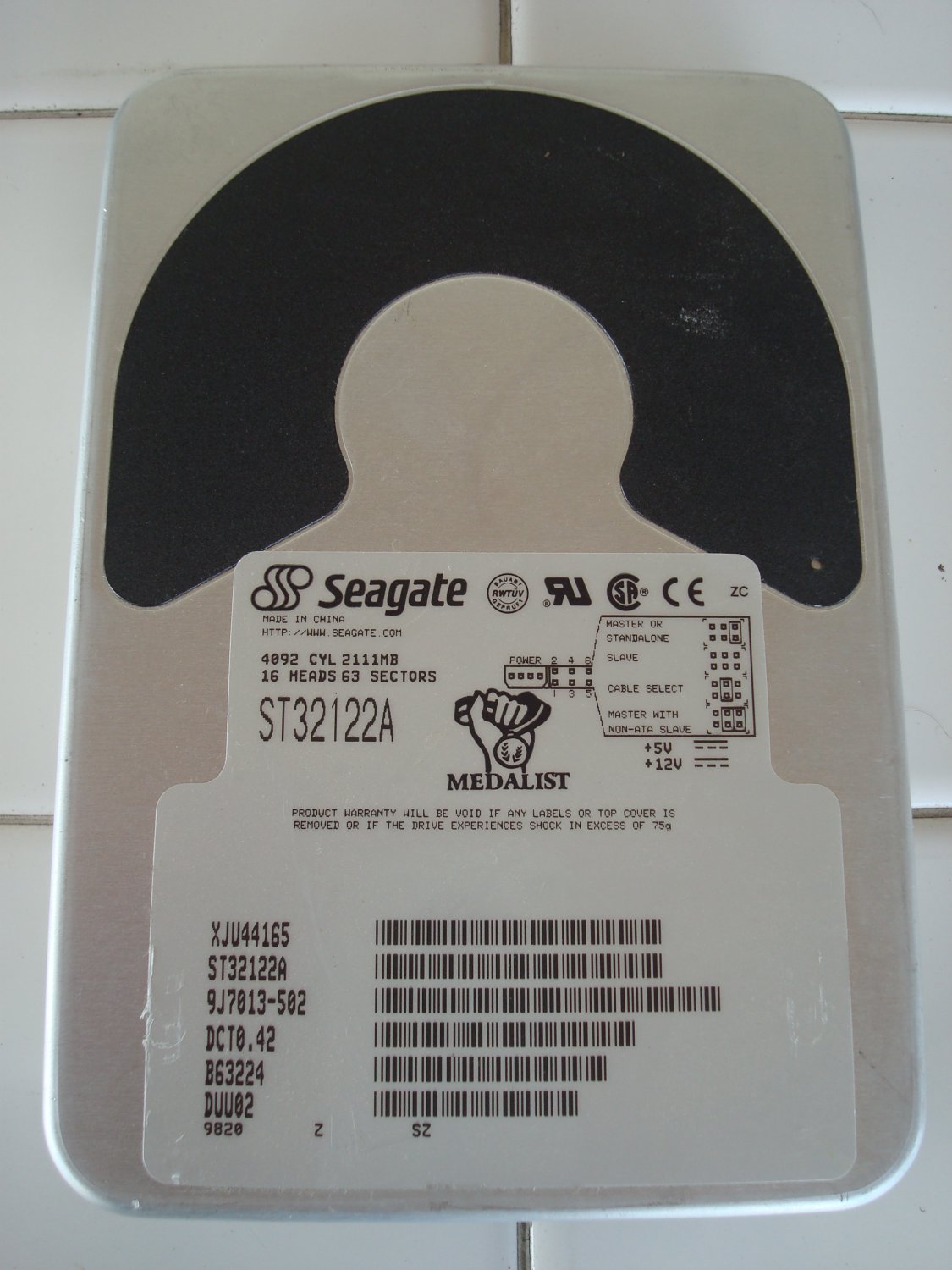 Seagate 1280MB (1.2GB) IDE Hard Drive, TESTED GOOD, ST31276A