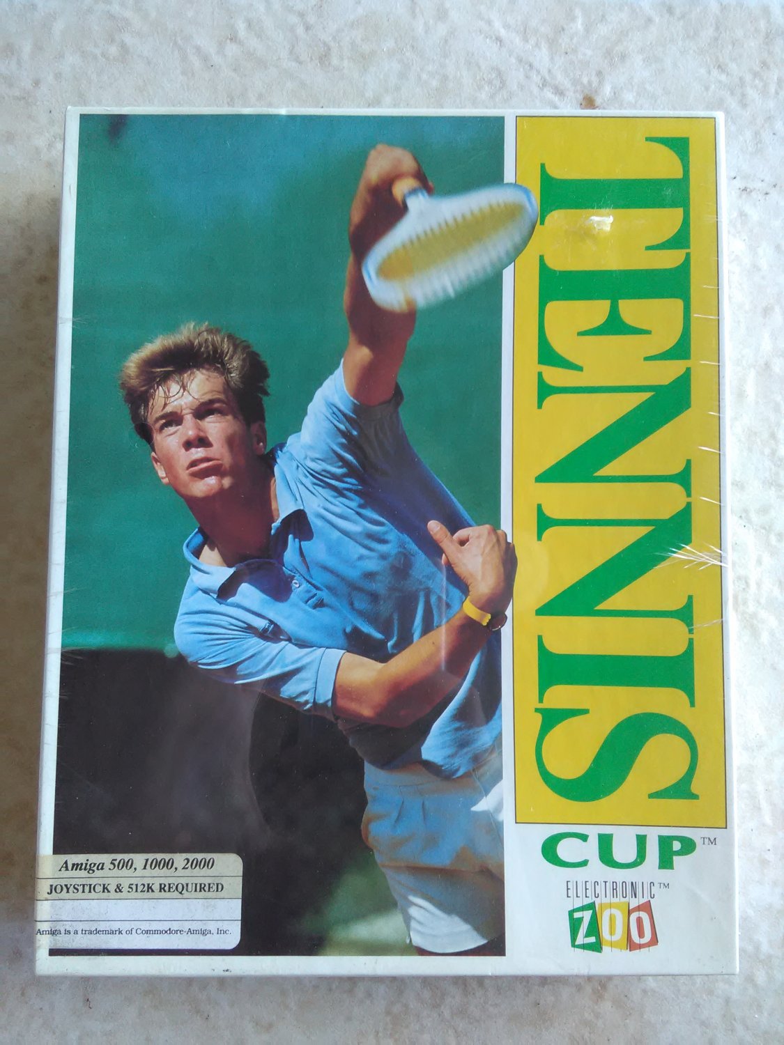 Tennis Cup For Commodore Amiga, NEW FACTORY SEALED, Loriciel Electronic Zoo