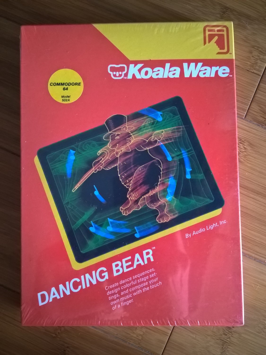 Dancing Bear For Commodore 64/128, NEW FACTORY SEALED, KoalaWare