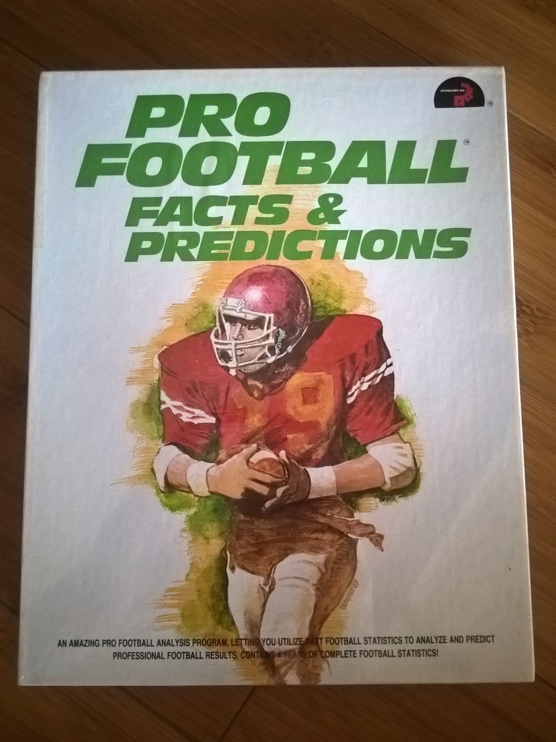 Pro Football Facts & Predictions For Commodore 64/128, NEW FACTORY SEALED, Intracorp