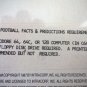 Pro Football Facts & Predictions For Commodore 64/128, NEW FACTORY SEALED, Intracorp
